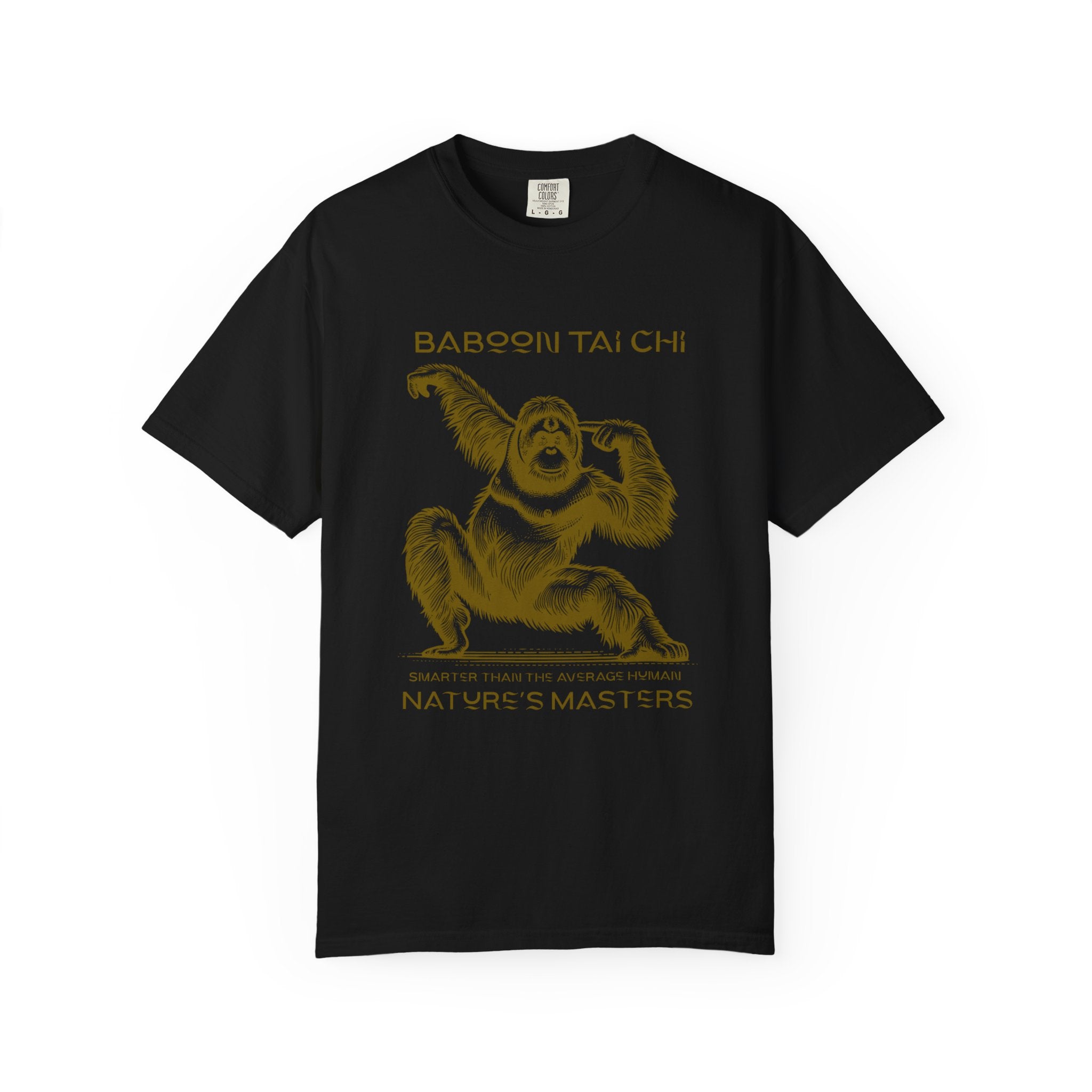Baboon Tai Chi T-Shirt — Nature’s Masters Graphic Tee