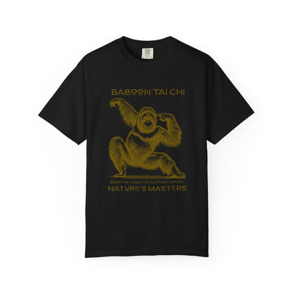 Baboon Tai Chi T-Shirt — Nature’s Masters Graphic Tee