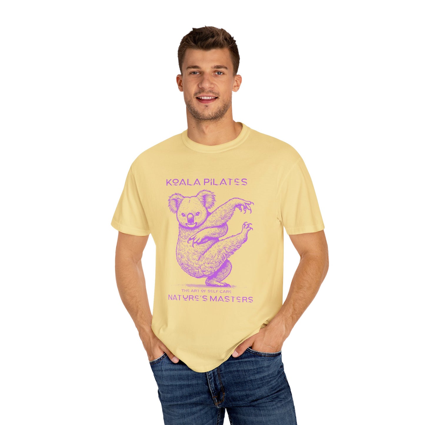 Koala Pilates Tee — 'Koala Pilates: Nature's Masters' Graphic T-Shirt
