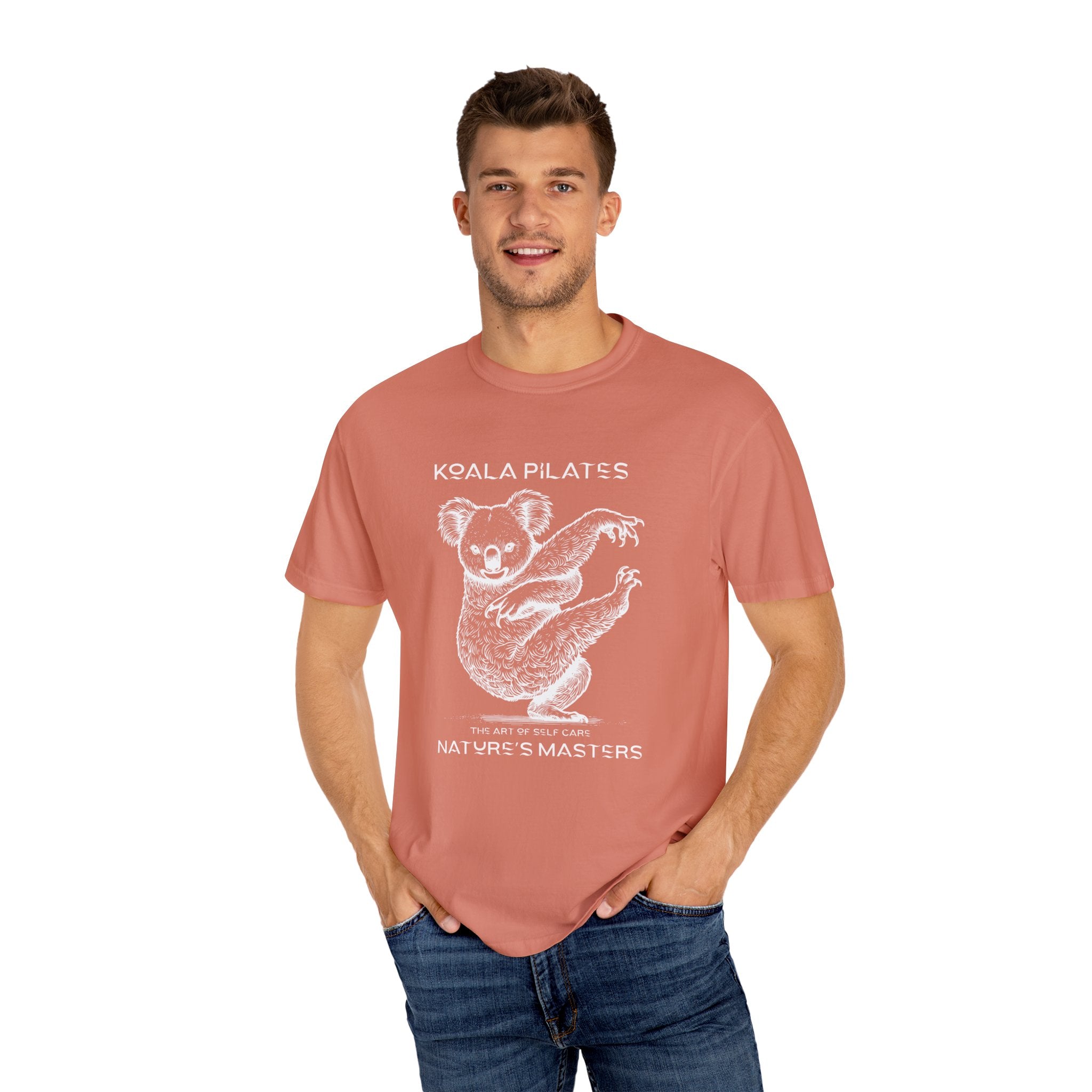 Koala Pilates Tee — 'Koala Pilates: Nature's Masters' Graphic T-Shirt