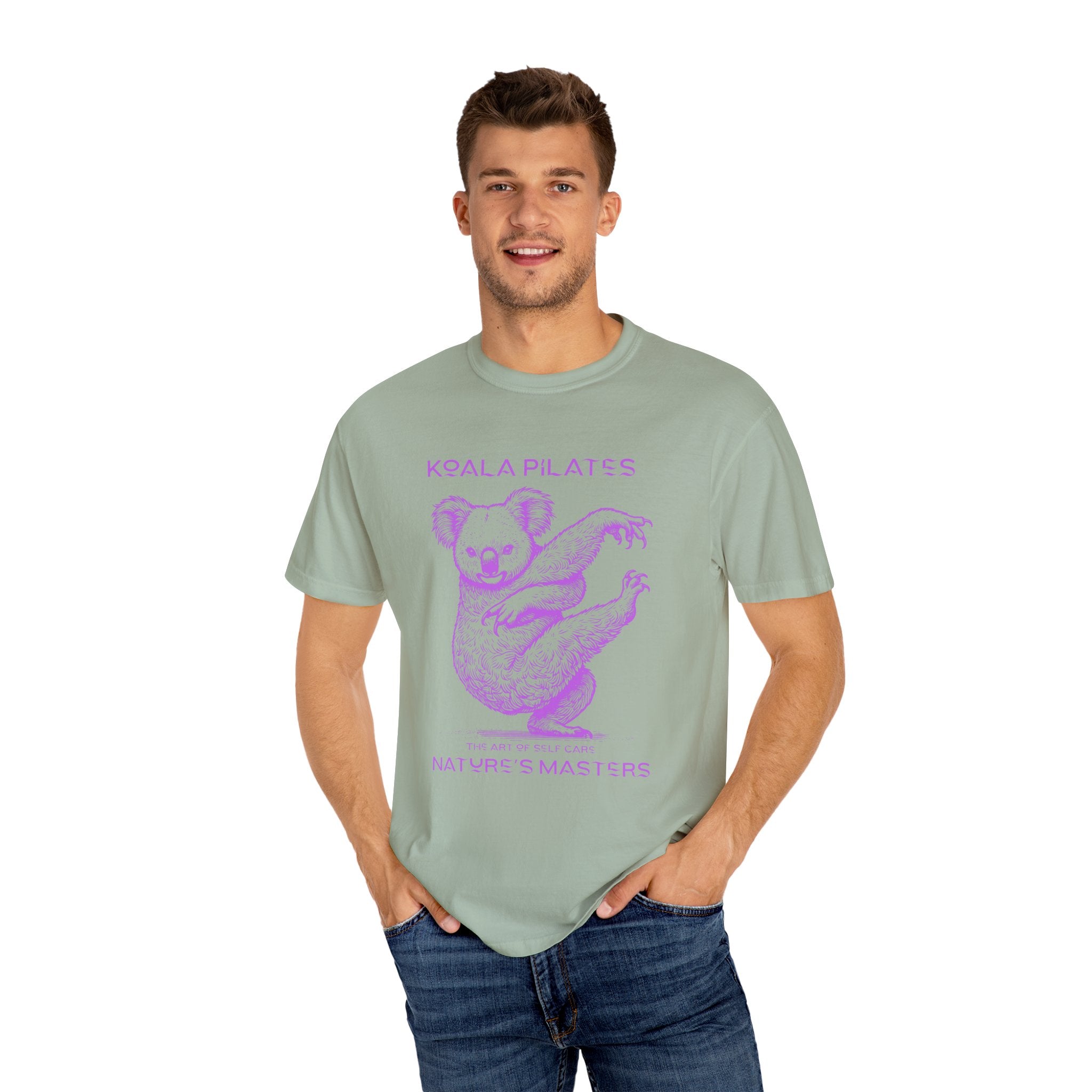 Koala Pilates Tee — 'Koala Pilates: Nature's Masters' Graphic T-Shirt