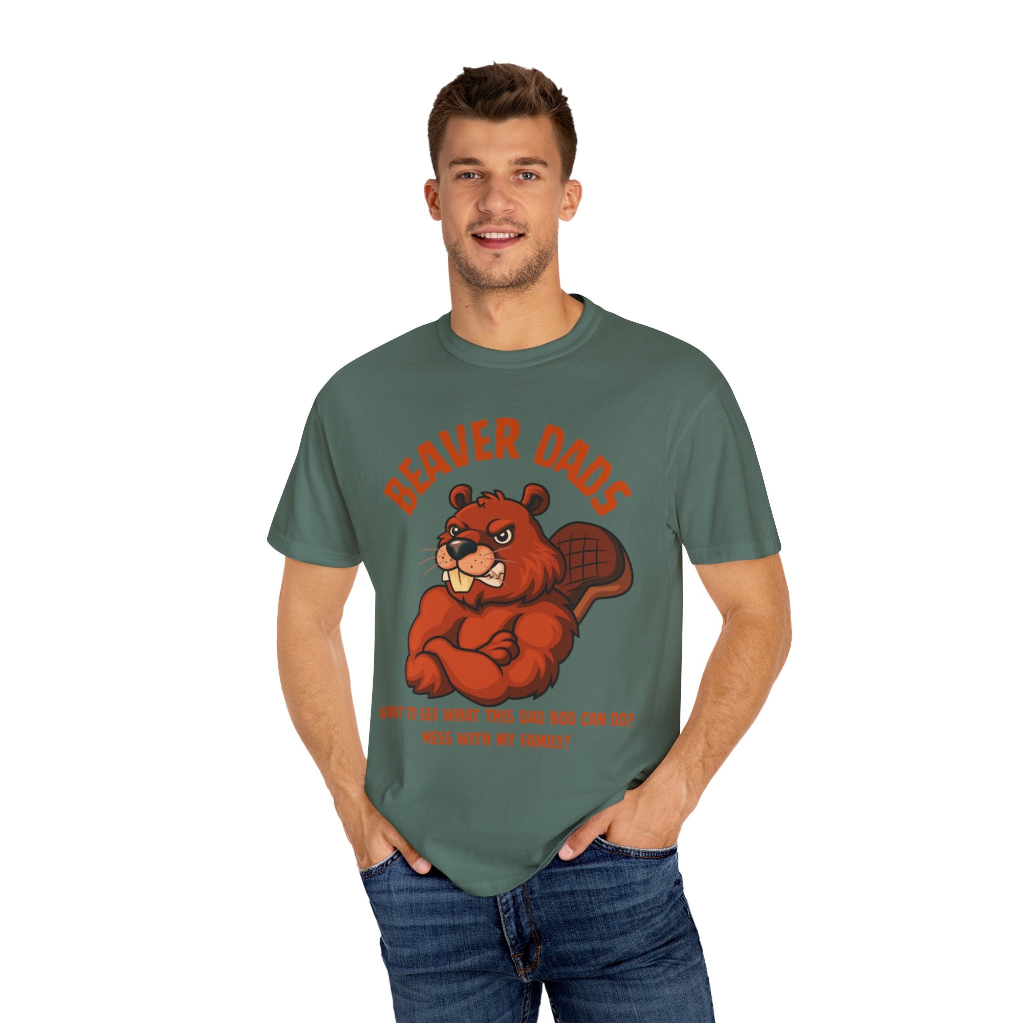 Angry Dad - Unisex Garment-Dyed T-shirt